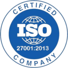 ISO 27001:2013 certified