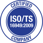 ISO/TS 16949:2009 certified