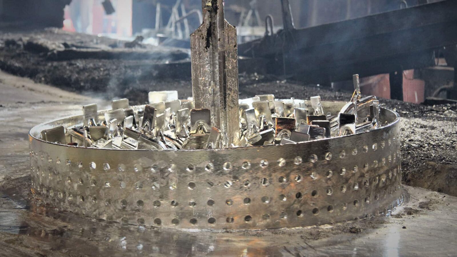 Centrifugal galvanising at Goel & Goel International