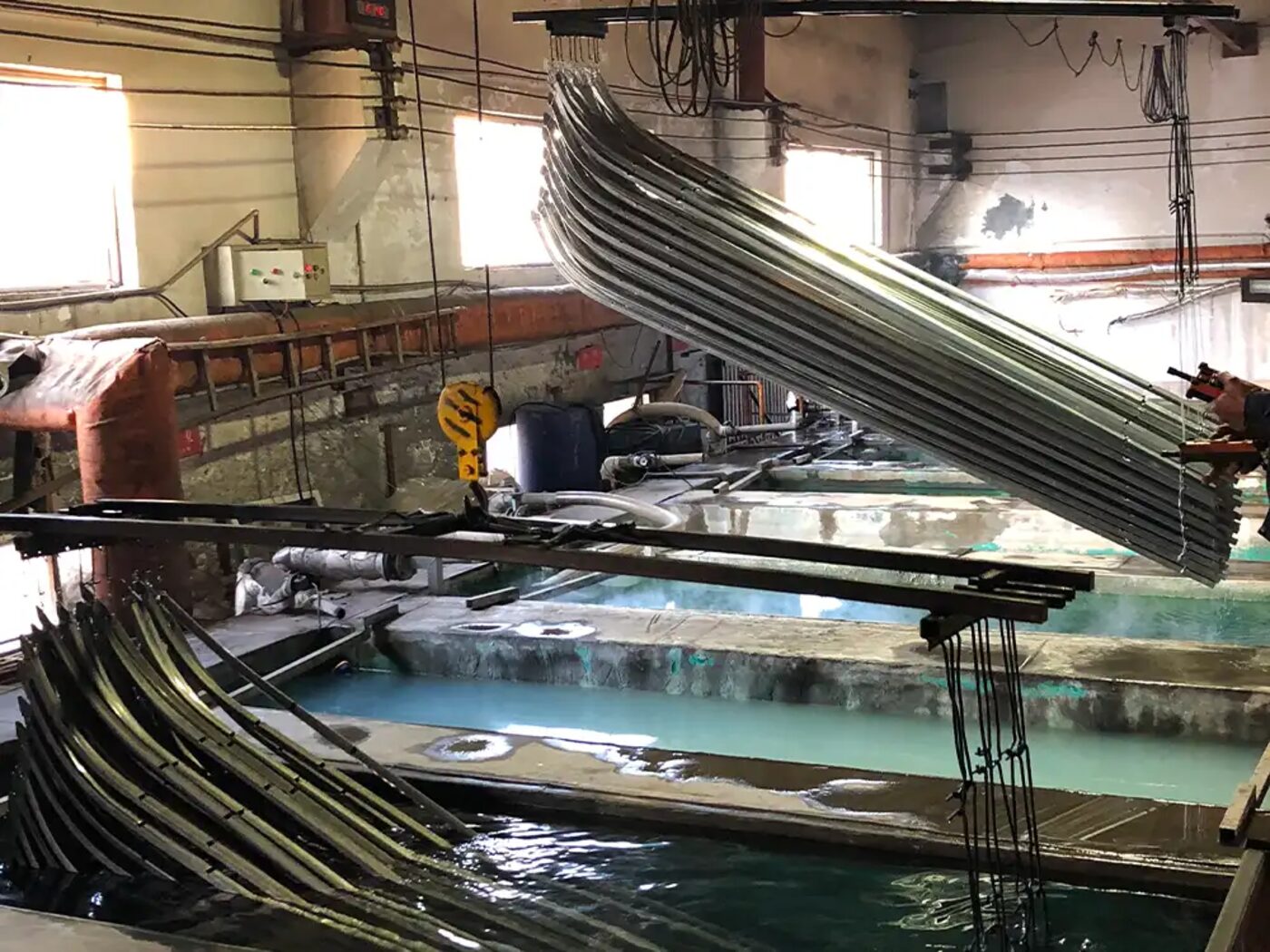 Electro galvanising at Goel & Goel International