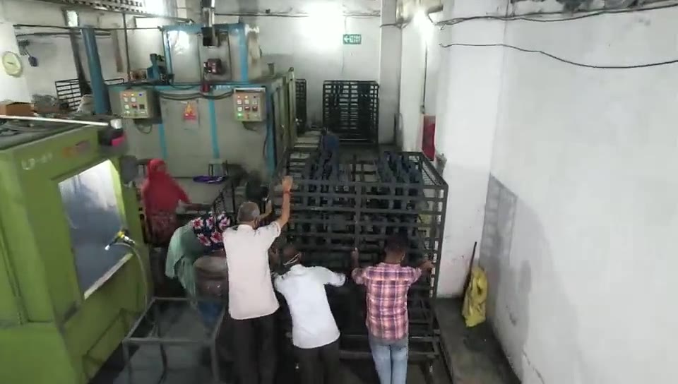 Powder coating with seven-tank pre-treatment at Goel & Goel International
